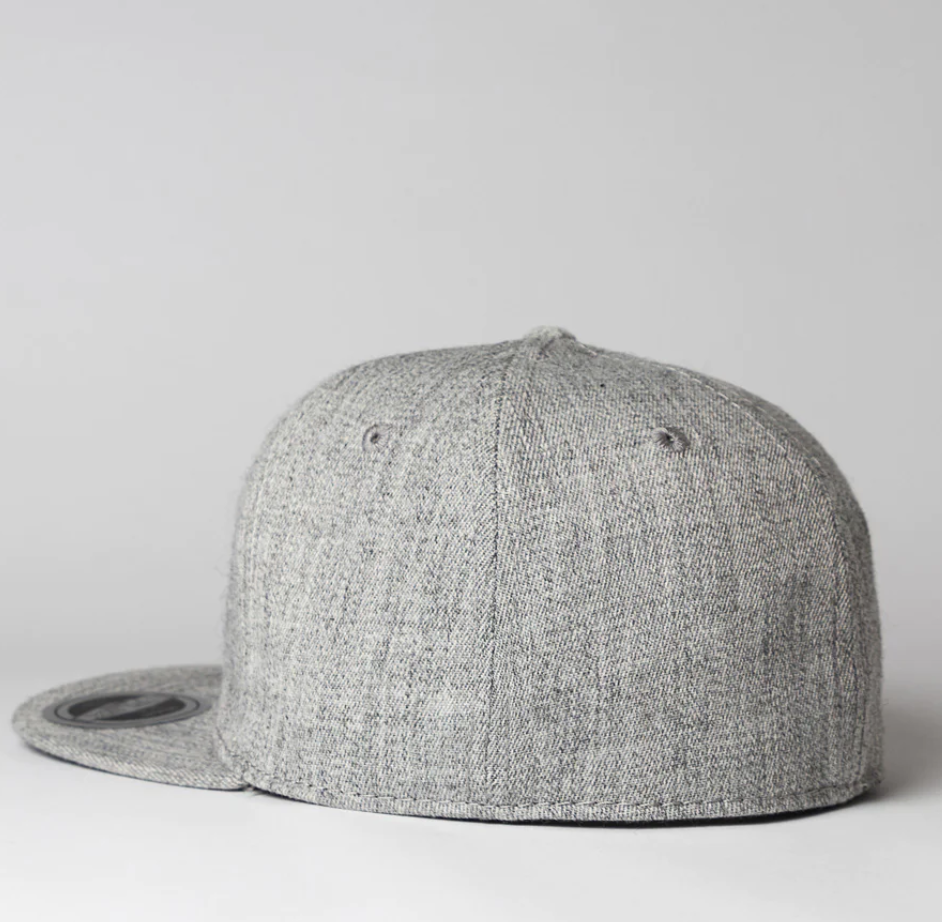 U15604 UFlex Adults Flat Peak 6 Panel Fitted - Choose Colour (we can also embellish this with 2D or 3D embroidery - your logo / design / text, minimum 20)